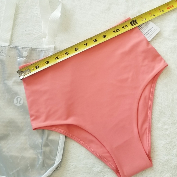 Lululemon Waterside High Waist Skimpy Swim Bikini Bottom Raspberry Creme NWT - Picture 9 of 14